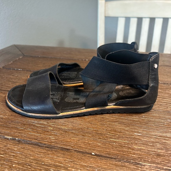 Sorel Ella leather stretch straps gladiator sandals size 7.5 - Picture 4 of 8